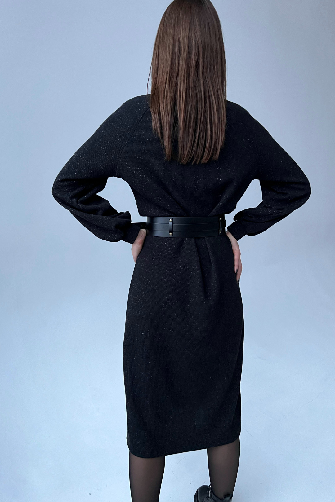 Платье i3i Fashion 103/3 черный с люрексом